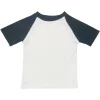 BOY MISH MISH Swim-COLOR BLOCK SHORT SLEEVE RASH GUARD