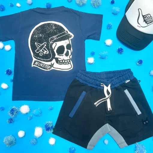 BOY MUNSTER KIDS Bottoms-COLORBLOCK SHORTFLIP SHORTS