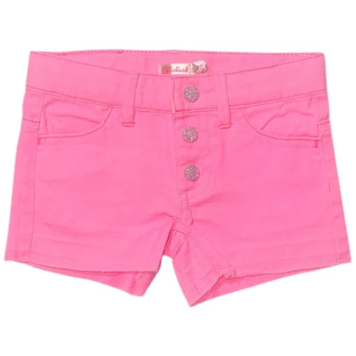 BILLIEBLUSH Bottoms | Sequin & Sparkle✨-COLORED DENIM SHORT W/ SEQUIN POCKETS