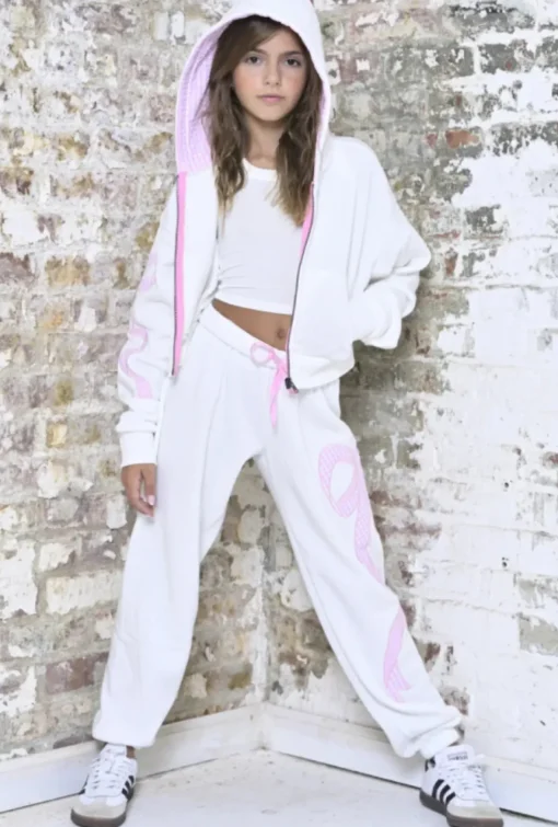 KATIE J NEW YORK Bottoms | Bows Collection-COQUETTE BOW DYLAN SWEATPANTS