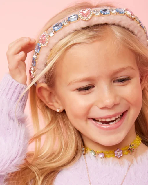 SUPER SMALLS Gift Sets | Clips / Headbands-COTTON CANDY JEWELED HEADBAND
