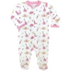 NOOMIE Footies / Pajamas-COUNTRY MUSIC COWBOY BOOTS ZIP FOOTIE