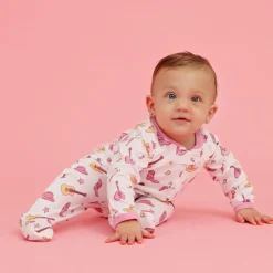 NOOMIE Footies / Pajamas-COUNTRY MUSIC COWBOY BOOTS ZIP FOOTIE
