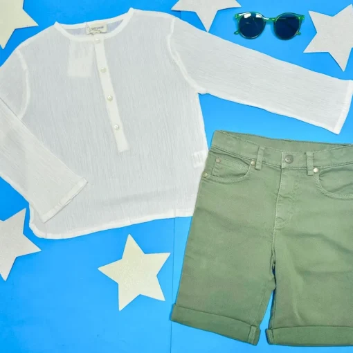 BOY LOUIS LOUISE Tops-CREPE SUMMER TOP