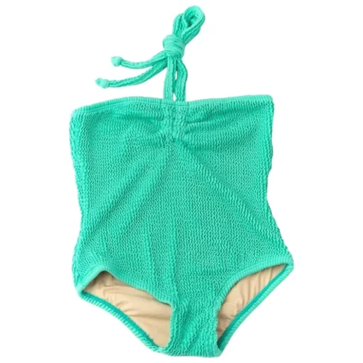 SHADE CRITTERS Swim-CRINKLE HALTER ONE PIECE SWIMSUIT