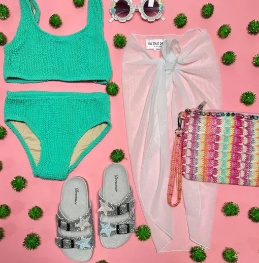 SHADE CRITTERS Swim-CRINKLE SPORTY TWO PIECE BIKINI