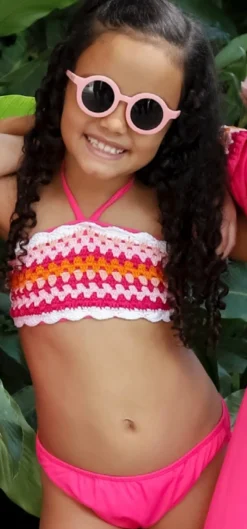 PLANET SEA Swim | Crochet & Knits-CROCHET BANDEAU TWO PIECE BIKINI