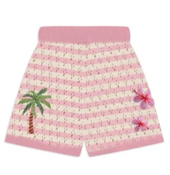 MC2 SAINT BARTH KIDS Bottoms | Sets-CROCHET PATCHES YVETTE JR SHORTS