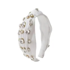 BARI LYNN Clips / Headbands | Swiftie-CRYSTAL BEADED VELVET HEADBAND