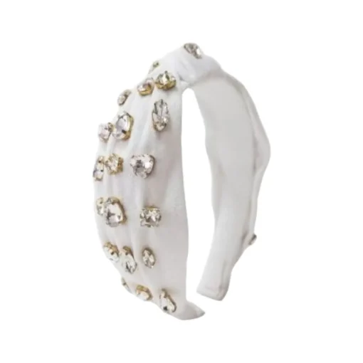 BARI LYNN Clips / Headbands | Swiftie-CRYSTAL BEADED VELVET HEADBAND