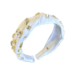 BARI LYNN Clips / Headbands | Swiftie-CRYSTAL BEADED VELVET HEADBAND