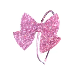 BARI LYNN Clips / Headbands | Bows Collection-CRYSTAL BOW HEADBAND