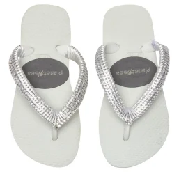 PLANET SEA Shoes-CRYSTAL FLIP FLOP SANDALS