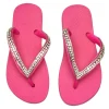 PLANET SEA Shoes-CRYSTAL FLIP FLOP SANDALS