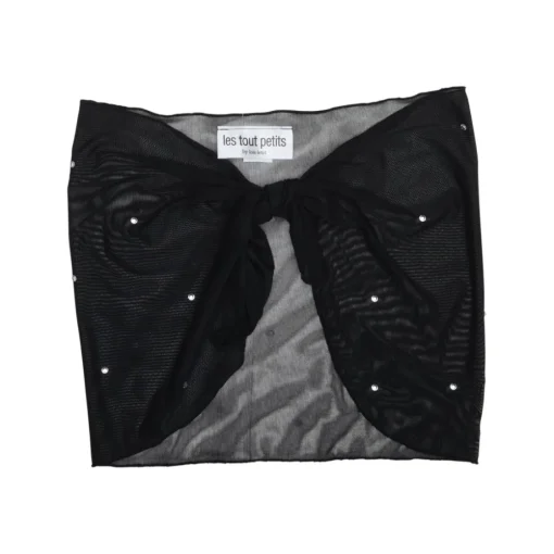 LES TOUT PETITS Swim-CRYSTAL STONE SHORT SARONG COVER UP