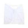 LES TOUT PETITS Swim-CRYSTAL STONE SHORT SARONG COVER UP