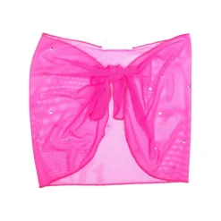 LES TOUT PETITS Swim-CRYSTAL STONE SHORT SARONG COVER UP
