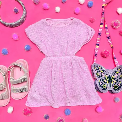 T2LOVE Dresses-CUT OUT SHORT SLEEVE DRESS