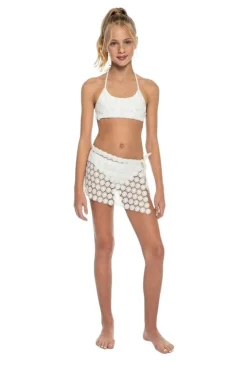 LITTLE PEIXOTO Swim-DAISY SARONG TIE SKIRT
