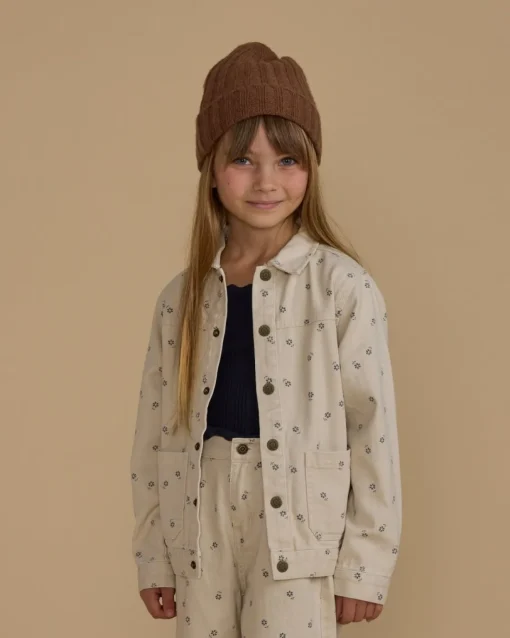 RYLEE + CRU Outerwear | Denim On Denim-DAISY STRAIGHT DENIM JACKET