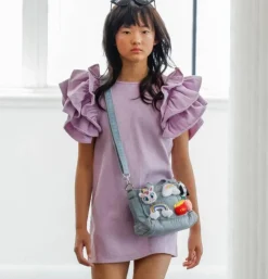 LOLA AND THE BOYS Dresses | Denim On Denim-DENIM RUFFLE DRESS