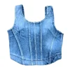 FLOWERS BY ZOE Tops-DENIM TANK TOP