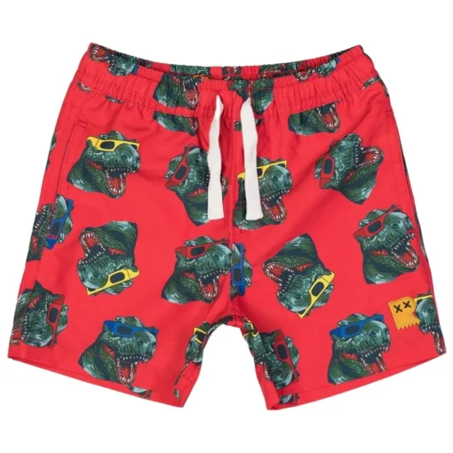 BOY ROCK YOUR BABY Swim | Dinosaurs-DINO SHADE SWIM TRUNKS