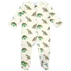 BOY BABY STEPS Footies / Pajamas | Dinosaurs-DINOSAUR ZIP FOOTIE