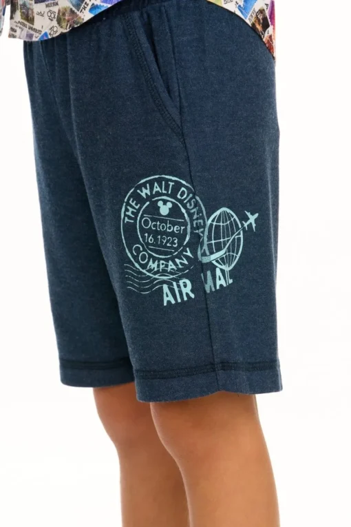 BOY CHASER KIDS Bottoms | Cartoon Characters-DISNEY'S MICKEY AIRMAIL SHORTS