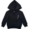 BOY CHASER KIDS Outerwear | Lightning Bolt-DISTRESSED LIGHTNING BOLT HOODIE