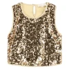 ANGEL'S FACE Tops-DIVA SEQUIN TOP