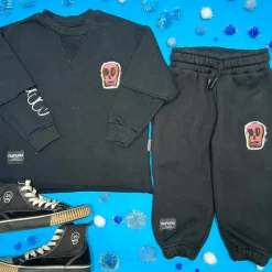 BOY NUNUNU Outerwear | Outerwear-DIZZY SKULL TOFER SWEATSHIRT