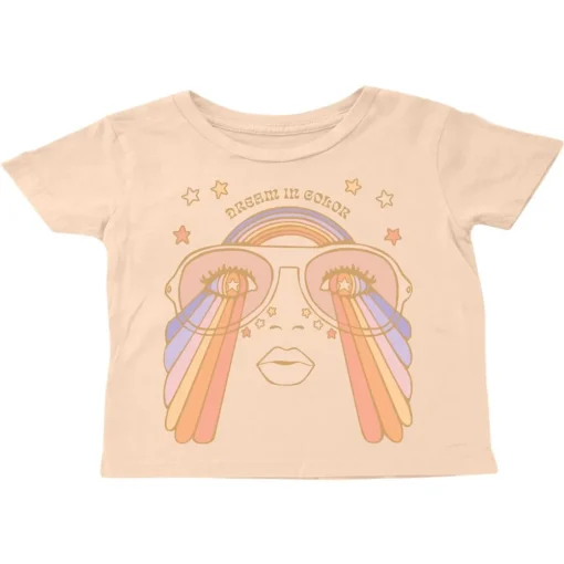 TINY WHALES Tops | Stars-DREAM IN COLOR STARS TSHIRT