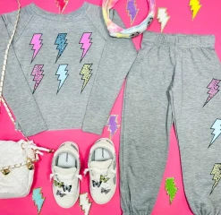 BOY FIREHOUSE Bottoms | Lightning Bolt-ELECTRIC BOLTS SWEATPANTS