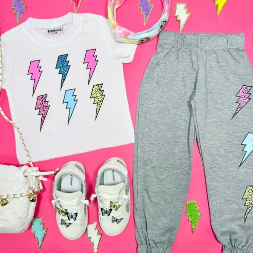 BOY FIREHOUSE Bottoms | Lightning Bolt-ELECTRIC BOLTS SWEATPANTS