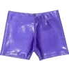 DORI CREATIONS Bottoms | Camp Outfits-ELECTRIC METALLIC BIKER SHORTS