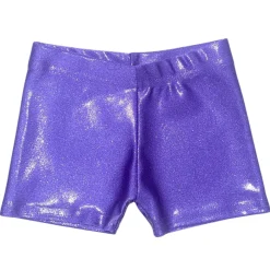 DORI CREATIONS Bottoms | Camp Outfits-ELECTRIC METALLIC BIKER SHORTS