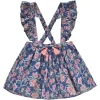 LOUISE MISHA KIDS Bottoms | Spring Florals-ELEONOR WILD FLOWERS SKIRT W/ SUSPENDERS