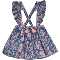 LOUISE MISHA KIDS Bottoms | Spring Florals-ELEONOR WILD FLOWERS SKIRT W/ SUSPENDERS