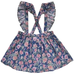 LOUISE MISHA KIDS Bottoms | Spring Florals-ELEONOR WILD FLOWERS SKIRT W/ SUSPENDERS