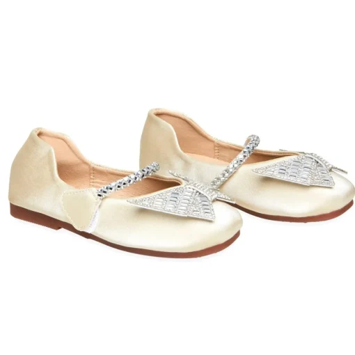 MINI DREAMERS Shoes | Butterflies-ELLA BUTTERFLY CRYSTAL SHOES