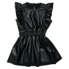 T2LOVE Dresses-FAUX LEATHER DRESS