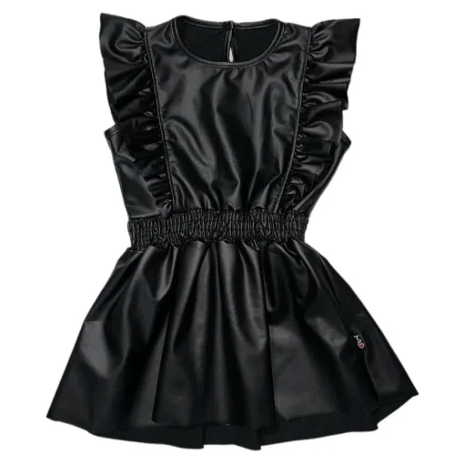 T2LOVE Dresses-FAUX LEATHER DRESS
