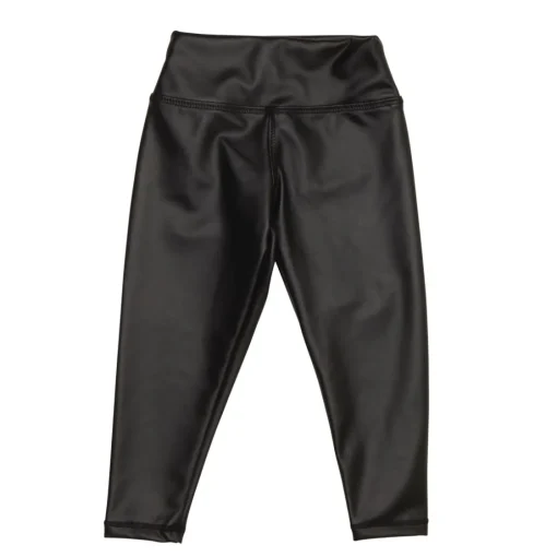 T2LOVE Bottoms-FAUX LEATHER LEGGINGS