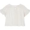LOUISE MISHA KIDS Tops-FELIZA LACE TRIM TOP