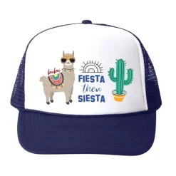 BUBU Hats / Beanies-FIESTA THEN SIESTA TRUCKER HAT
