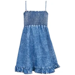 PQ KIDS Swim | Dresses-FIOLA DENIM DRESS