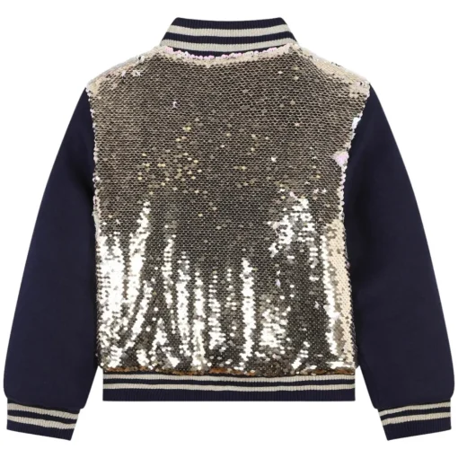 BILLIEBLUSH Outerwear | Sequin & Sparkle✨-FLIP SEQUIN BOMBER JACKET