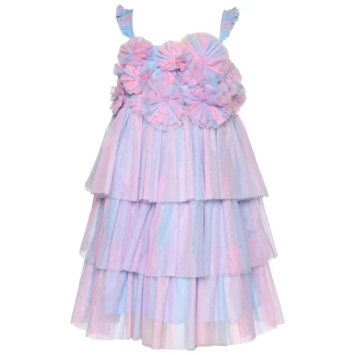 SARA SARA Dresses | Dresses-FLOWER MESH TUTU DRESS