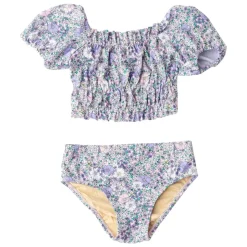 SHADE CRITTERS Swim-FLOWER POWER PUFF SLEEVE TWO PIECE BIKINI